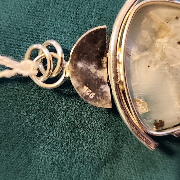 Larimar chunky sterling pendant - Picture 3 of 3